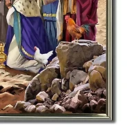 Streamline Art Desert Nativity Canvas Art