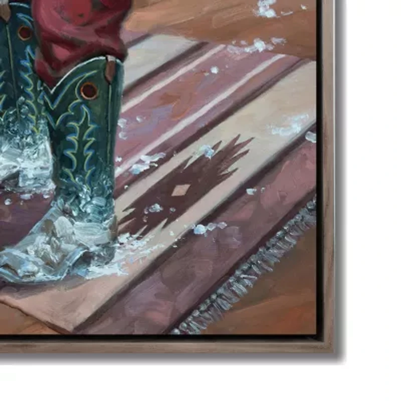 Streamline Art Boots Canvas Art
