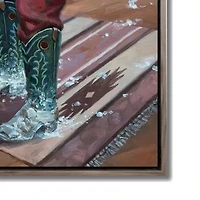 Streamline Art Boots Canvas Art