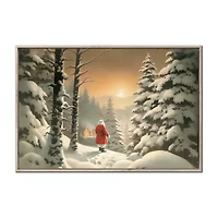 Streamline Art Santas Path Canvas Art