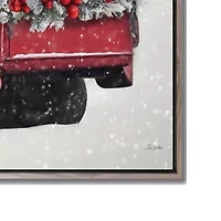 Streamline Art Red Truck Canvas Art