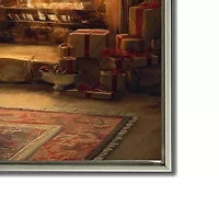 Streamline Art Santa Reading Canvas Art