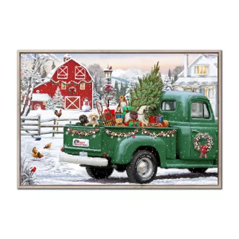 Streamline Art Holiday On The Farm Canvas Art