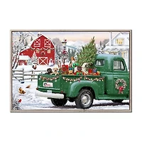 Streamline Art Holiday On The Farm Canvas Art
