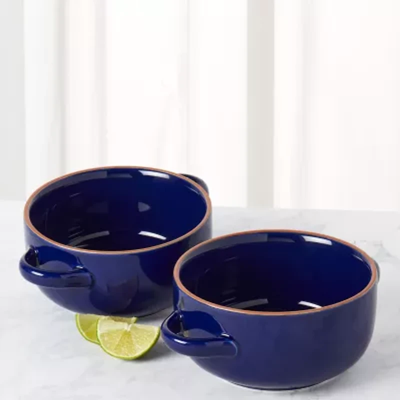 Jenny Martinez 2-pc. Stoneware Soup Bowl