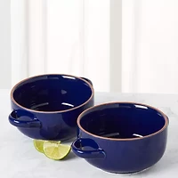 Jenny Martinez 2-pc. Stoneware Soup Bowl