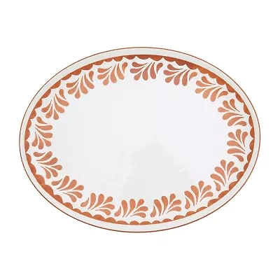 Jenny Martinez 16"X12" Oval Stoneware Serving Platter