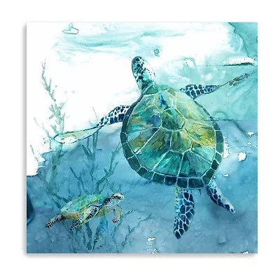 Lumaprints Delray Sea Turtle Ii Canvas Art