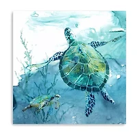 Lumaprints Delray Sea Turtle Ii Canvas Art