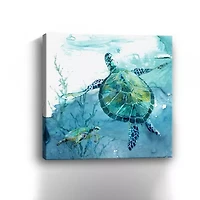Lumaprints Delray Sea Turtle Ii Canvas Art