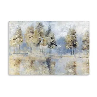 Lumaprints Blue Golden Forest Canvas Art