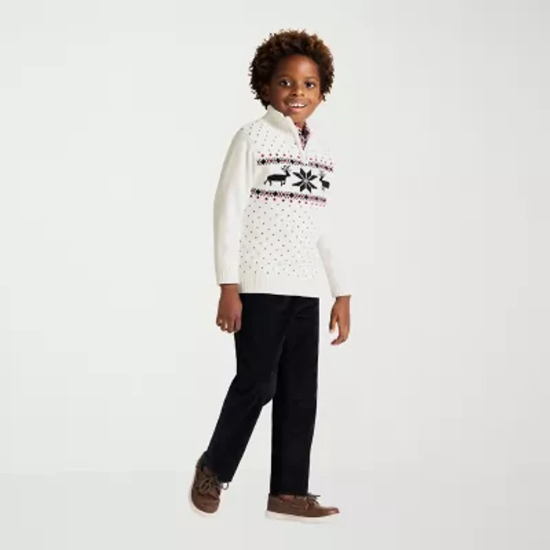 IZOD Toddler Boys 3-pc. Sweater Set