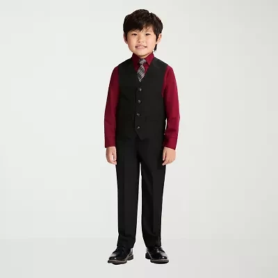 Van Heusen Little & Big Kid Boys 4-pc. Suit Set
