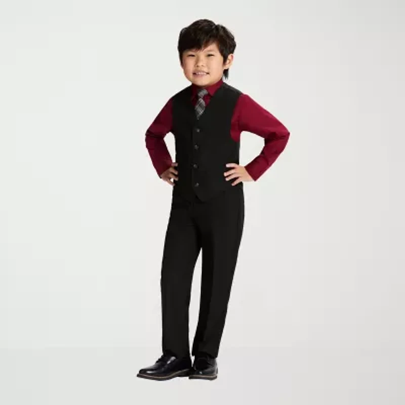 Van Heusen Little & Big Kid Boys 4-pc. Suit Set