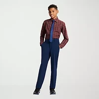 TFW Little & Big Kid Boys Long Sleeve Point Collar Shirt + Tie Set