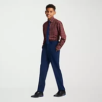 TFW Little & Big Kid Boys Long Sleeve Point Collar Shirt + Tie Set
