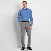 Van Heusen All Way Stretch Performance Mens Long Sleeve Slim Fit Button-Down Shirt