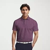 PGA TOUR Mens Regular Fit Short Sleeve Polo Shirt