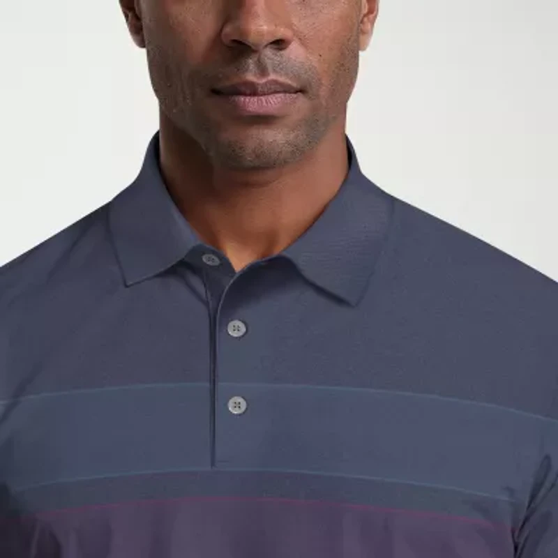 PGA TOUR Mens Regular Fit Short Sleeve Polo Shirt
