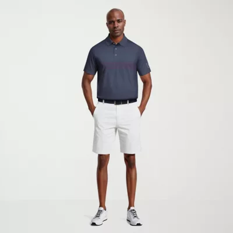 PGA TOUR Mens Regular Fit Short Sleeve Polo Shirt