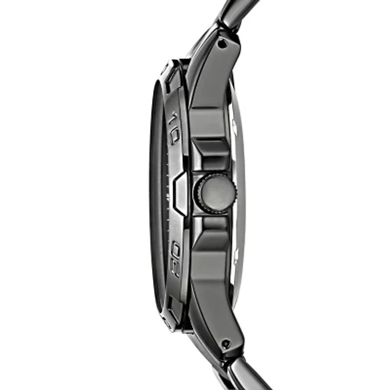 Relic® Mens Gunmetal Automatic Skeleton Watch ZR11853