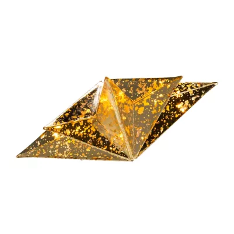 Kurt Adler Ul 10-Light Gold Bethlehem Star Tree Topper