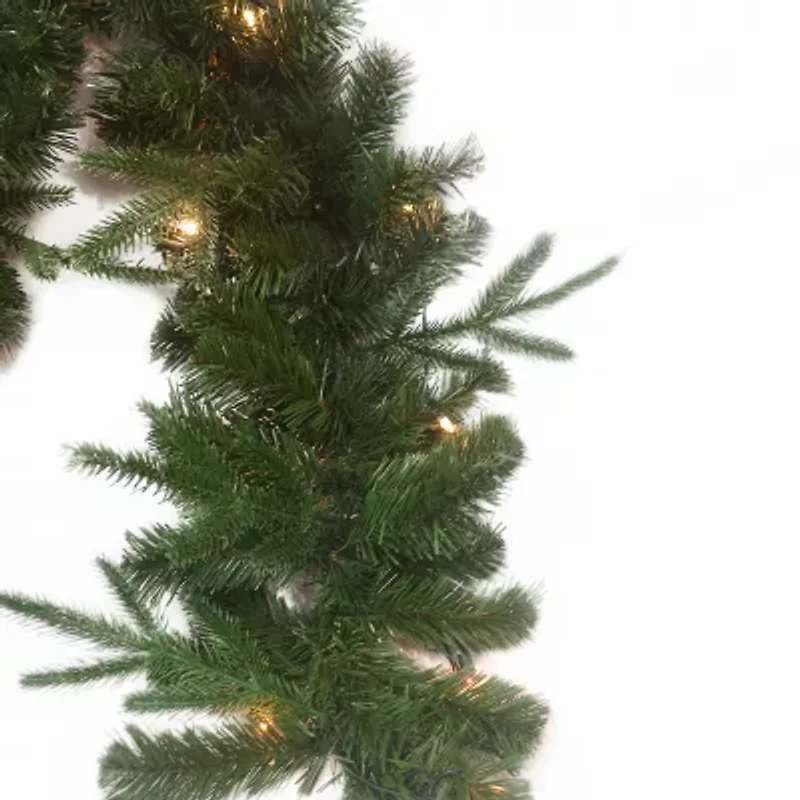 Kurt Adler Sierra Green Christmas Indoor Garland