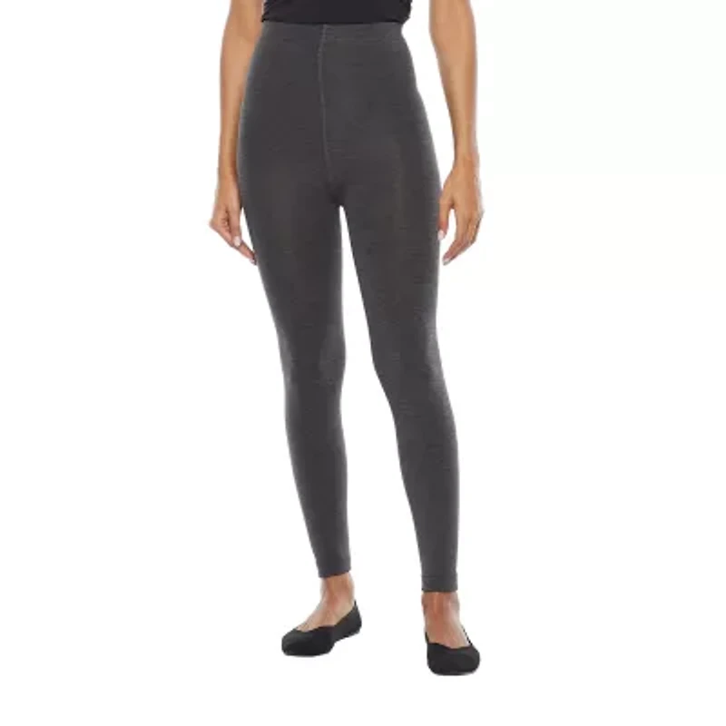 Frye and Co. Womens Fleece Lined Medium Support Footless Tights