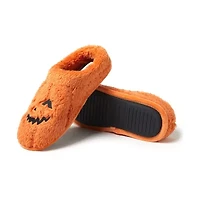 Dearfoams Jack O Lantern Unisex Adult Memory Foam Clog Slippers