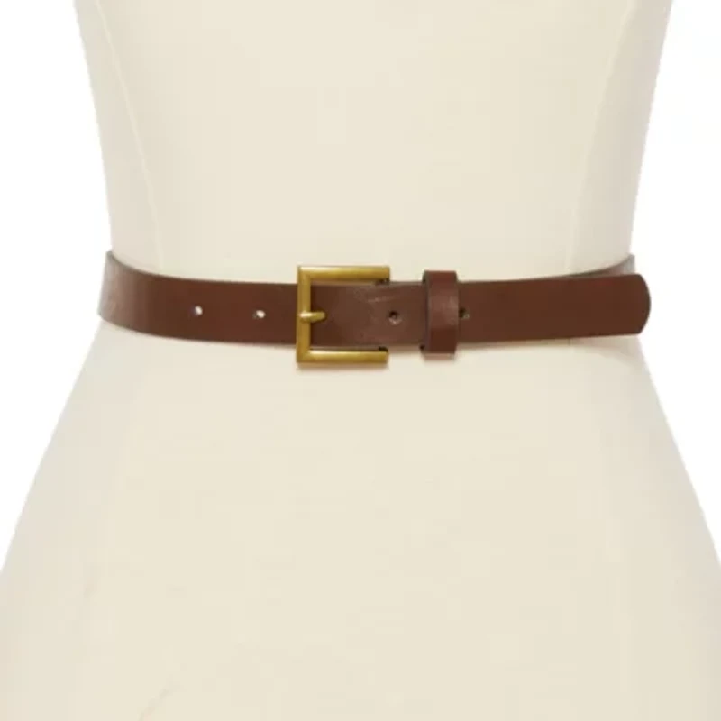 Mixit™ Leather Skinny Belt