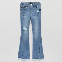 Vanilla Star Big Kid Girls High Rise Flare Leg Jean