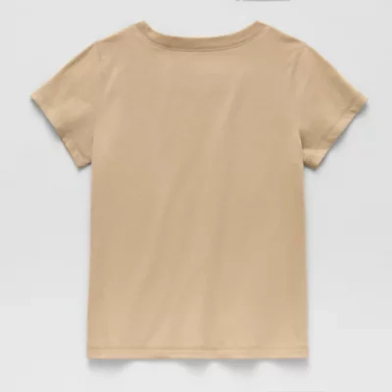 Thereabouts Little & Big Kid Girls Sensory Friendly Round Neck Short Sleeve Adaptive Regular Fit Graphic T-Shirt