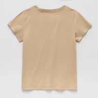 Thereabouts Little & Big Kid Girls Sensory Friendly Round Neck Short Sleeve Adaptive Regular Fit Graphic T-Shirt