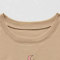Thereabouts Little & Big Kid Girls Sensory Friendly Round Neck Short Sleeve Adaptive Regular Fit Graphic T-Shirt
