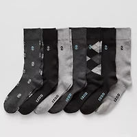 IZOD Dress Mens 7 Pair Crew Socks