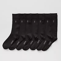 IZOD Dress Mens 7 Pair Crew Socks