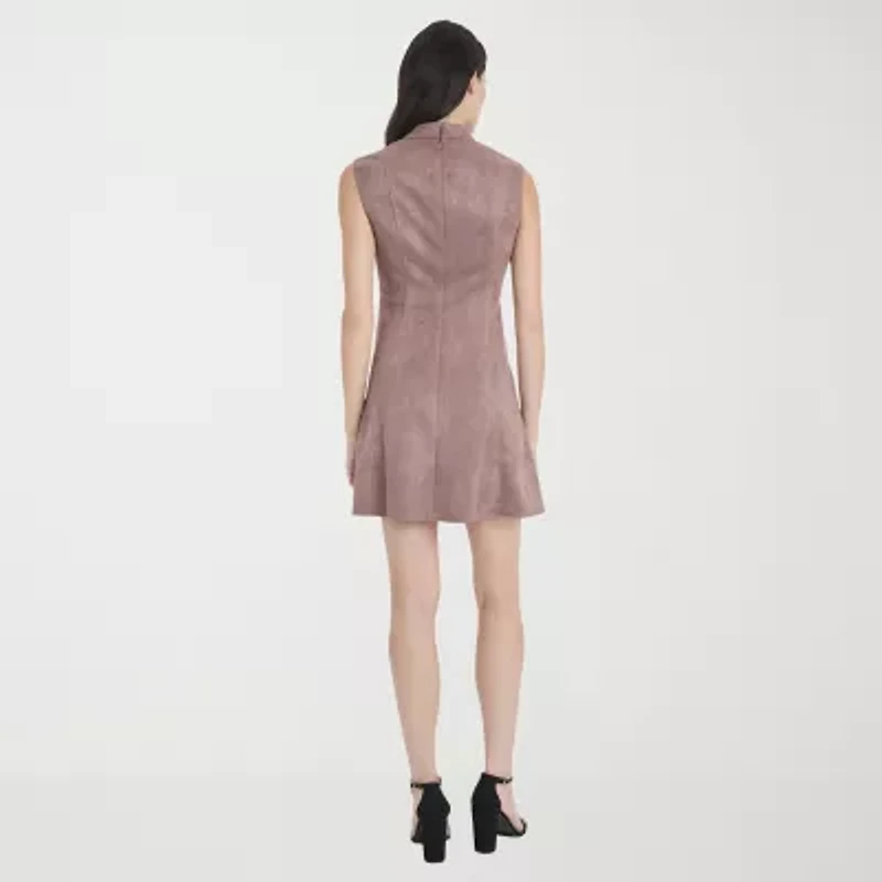 Clover And Sloane Womens Sleeveless Fit + Flare Dress