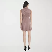 Clover And Sloane Womens Sleeveless Fit + Flare Dress
