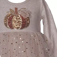 Bonnie Jean Pumpkin Baby Girls 2-pc. Legging Set