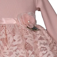 Bonnie Jean Baby Girls Long Sleeve Fit + Flare Dress