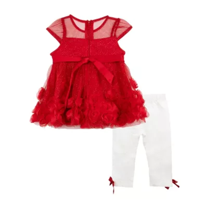 Rare Editions Baby Girls Midi 2-pc. Dress Set