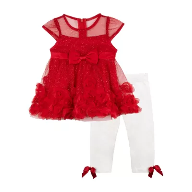 Rare Editions Baby Girls Midi 2-pc. Dress Set