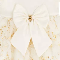 Rare Editions Baby Girls Short Sleeve Satin A-Line Dress