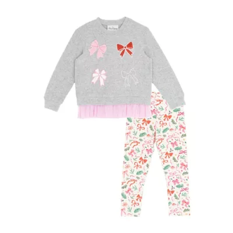 Rare Editions Little Girls 2-pc. Pant Set