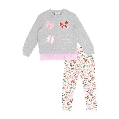 Rare Editions Little Girls 2-pc. Pant Set