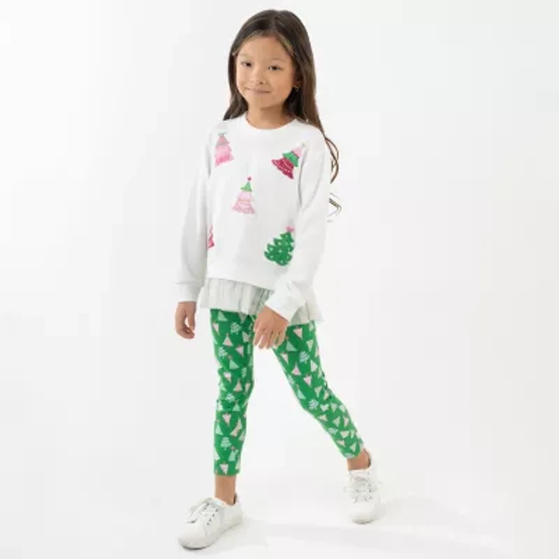 Rare Editions Little Girls 2-pc. Pant Set