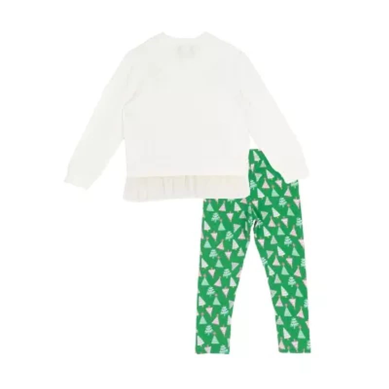 Rare Editions Little Girls 2-pc. Pant Set