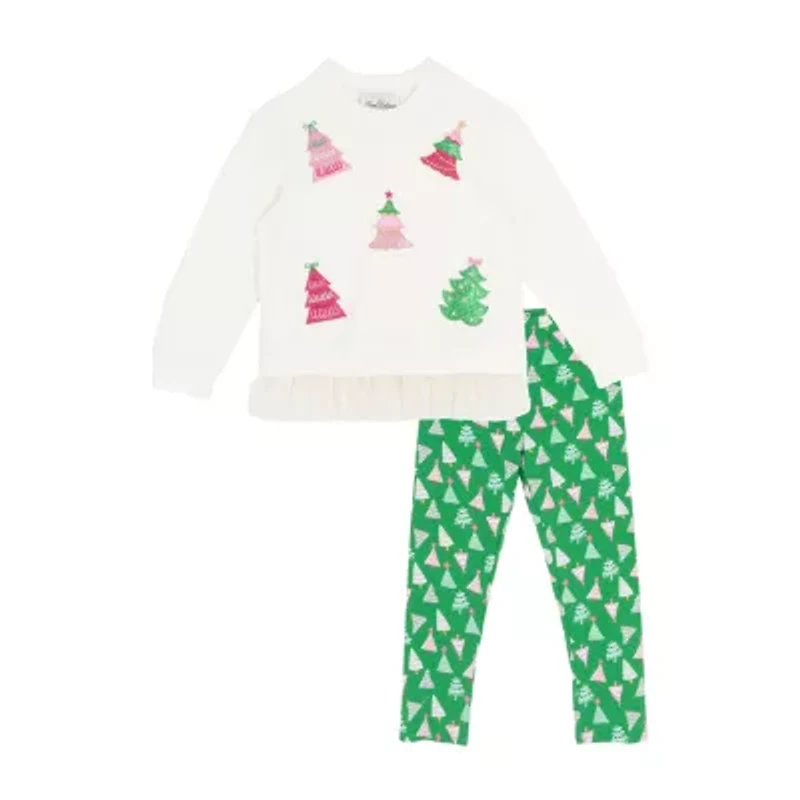 Rare Editions Little Girls 2-pc. Pant Set