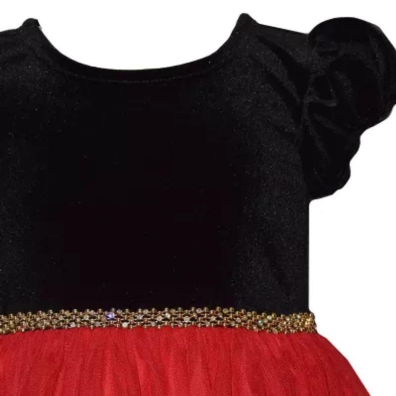 Bonnie Jean Little Girls Short Sleeve Fit + Flare Dress