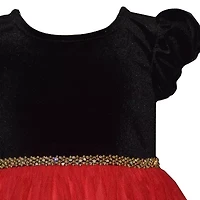Bonnie Jean Little Girls Short Sleeve Fit + Flare Dress